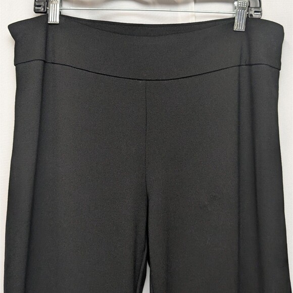 Zac & Rachel Pants Women's XL Black Pull On Comfort Waist Boot Cut Office Causal - Picture 2 of 5